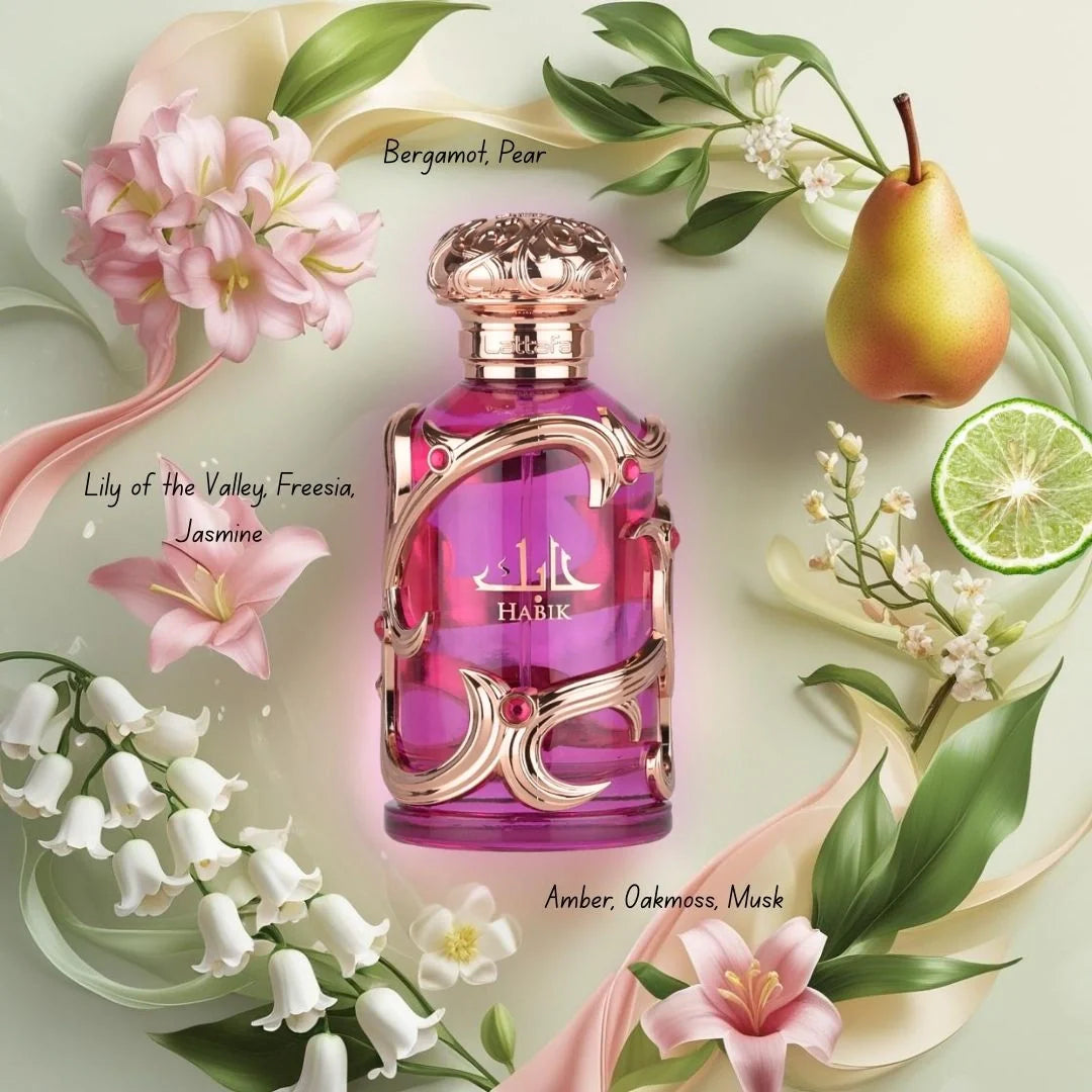 Lattafa Habik For Women 100ml EDP(Inspired by Versace Pour Femme Dylan Purple)