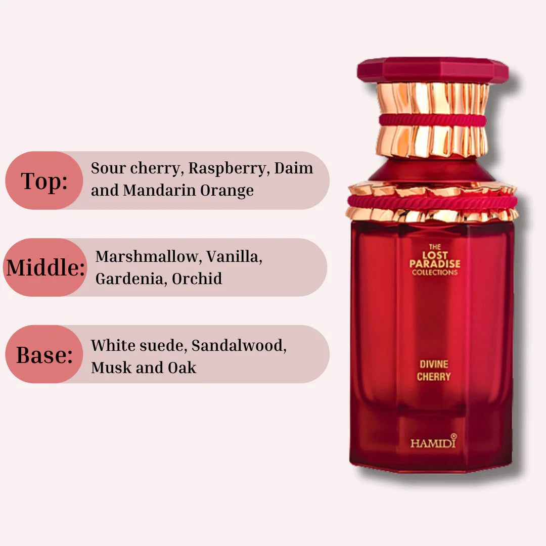 DIVINE CHERRY By Hamidi Eau De Parfum Spray 100ML Unisex