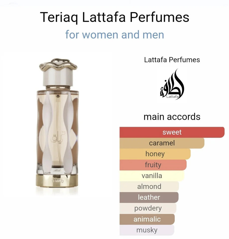 Apa De Parfum Lattafa Teriaq Unisex 100Ml