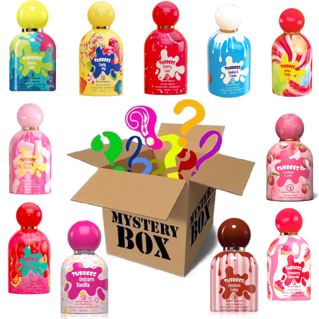 Mystery Box surprise 3 perfumes from TUBBEES Collection