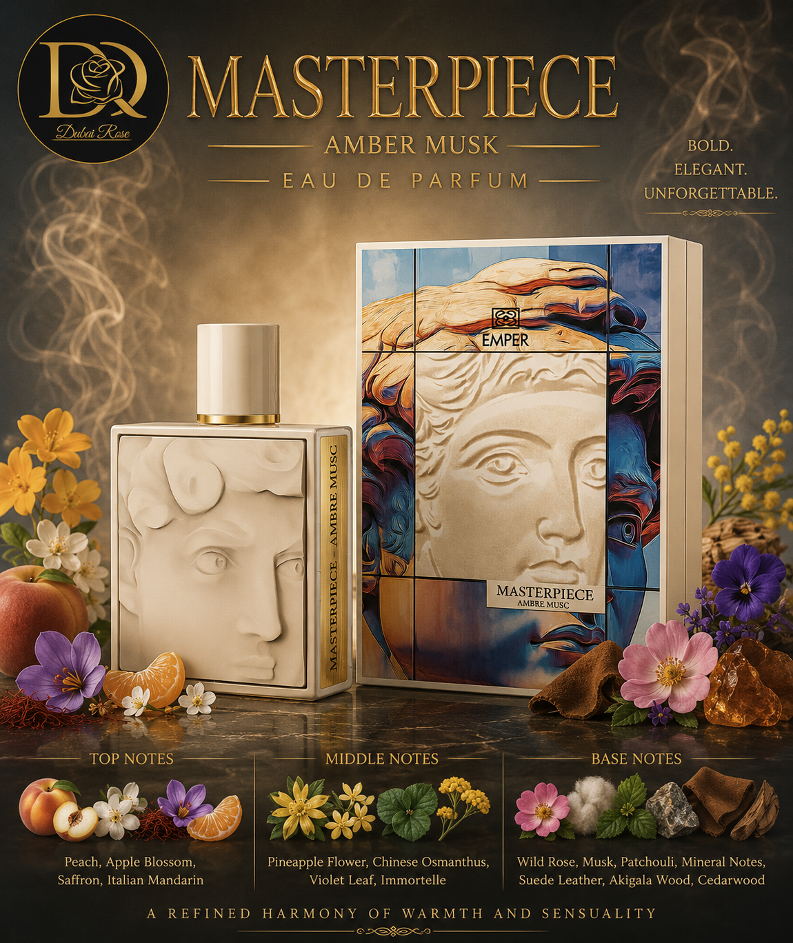 Emper Amber Musk Masterpiece, Eau de parfum, Men, 100 ml