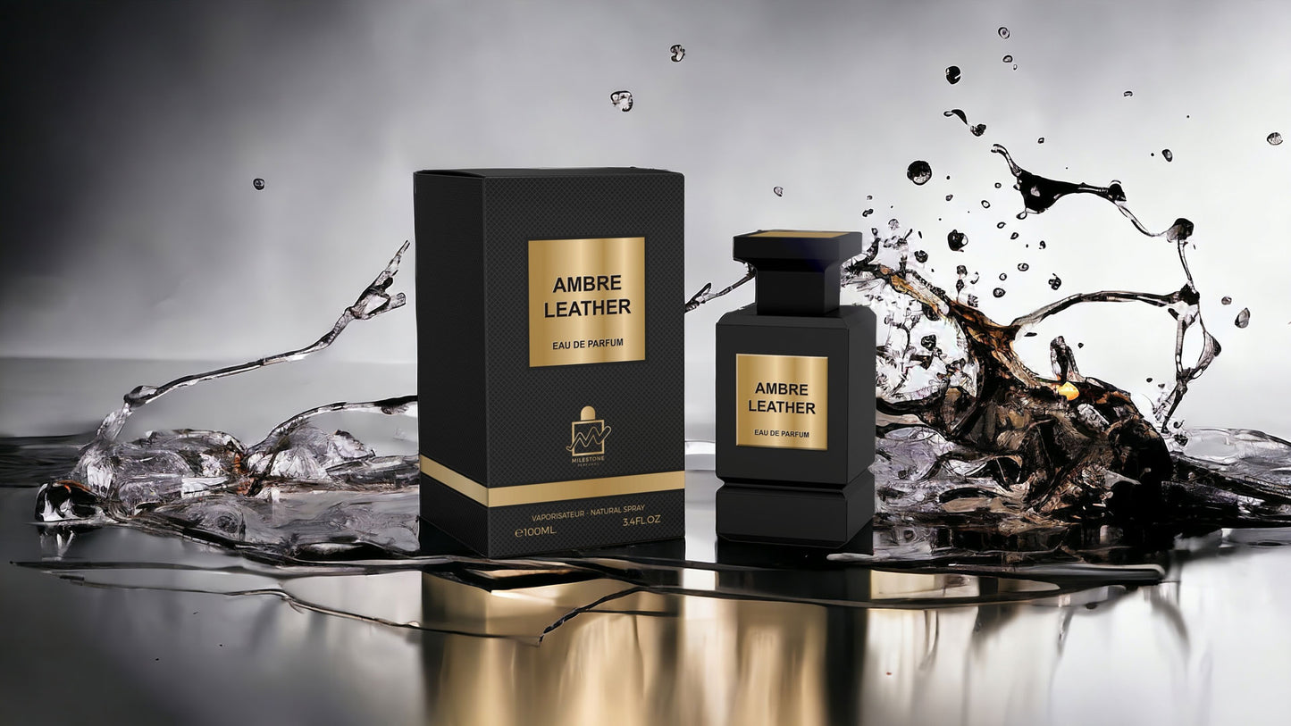 MILESTONE Ambre Leather Vaporisateur Natural Spray 100ML EDP