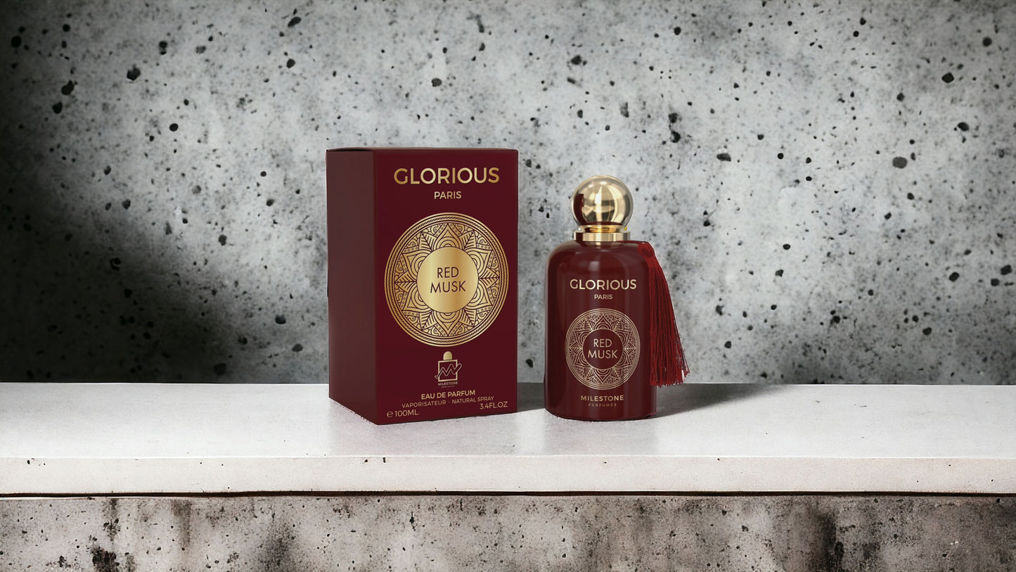 MILESTONE Glorious Paris RED MUSK  (Unisex) 100ML EDP