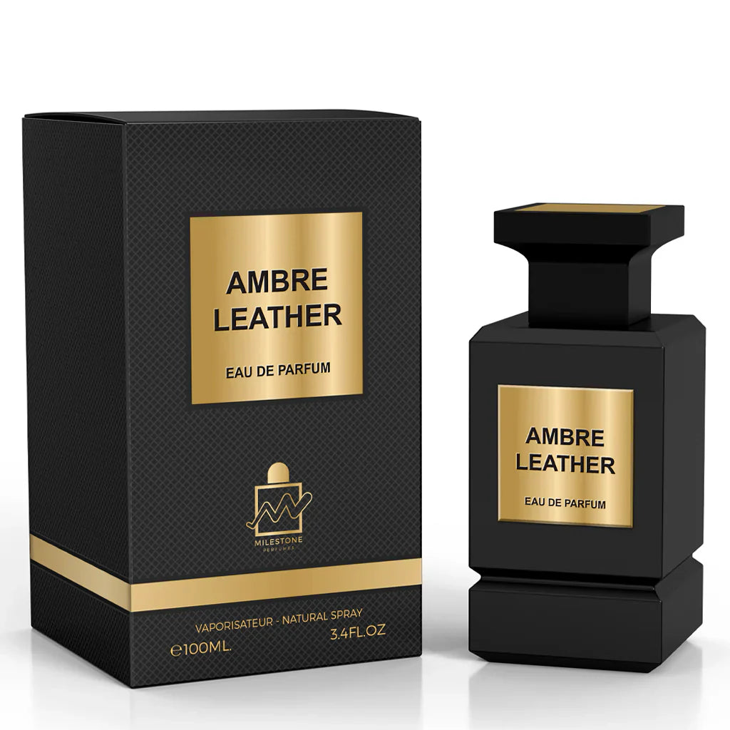 MILESTONE Ambre Leather Vaporisateur Natural Spray 100ML EDP