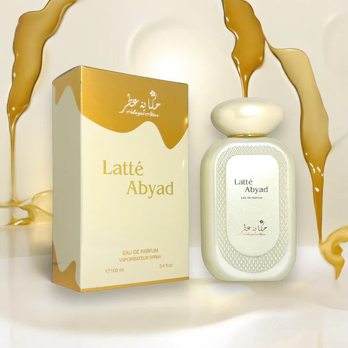 Hekayat Attar Latte Abyad Unisex fragrance, notes of vanilla and caramel, 100 ml EDP