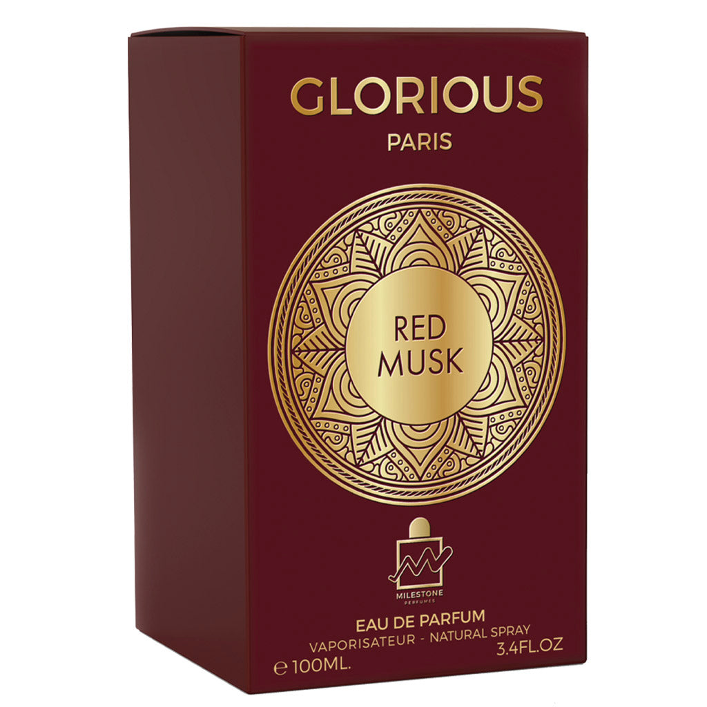 MILESTONE Glorious Paris RED MUSK  (Unisex) 100ML EDP