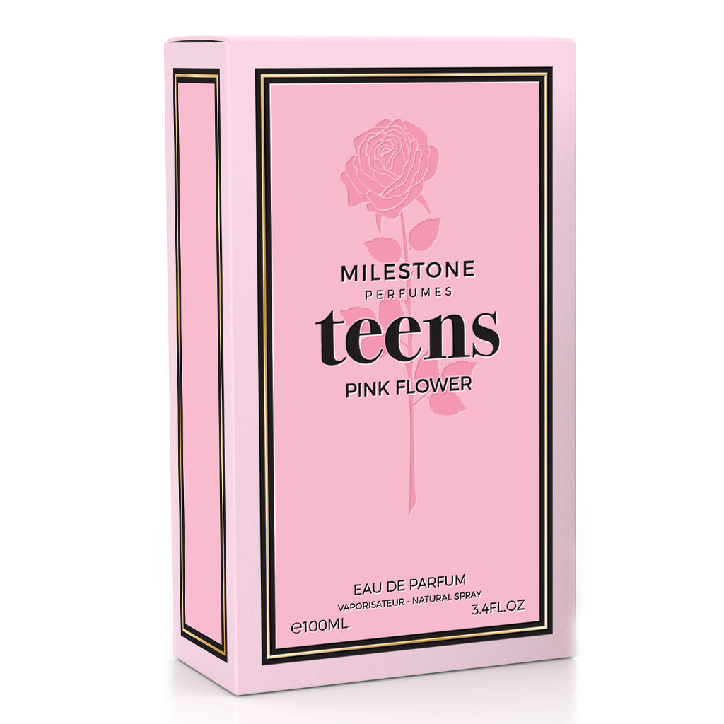 MILESTONE Teens Pink Flower (Pour Femme)  100ML EDP