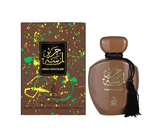 Eau de Parfum Arabiyat Prestige Lamsat Harir Dubai Chocolate, Unisex, 100 ml