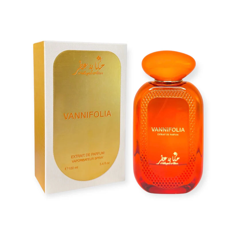 Vannifolia Fragrance Extract by Hekayat Attar, Unisex, 100 ml Inspired by Vanilla Planifolia Extract 21 Guerlain.
