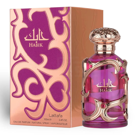 Lattafa Habik For Women 100ml EDP(Inspired by Versace Pour Femme Dylan Purple)